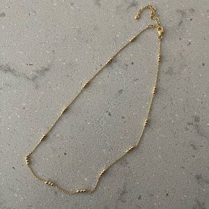 MONICA VINADER Gold Beaded Necklace